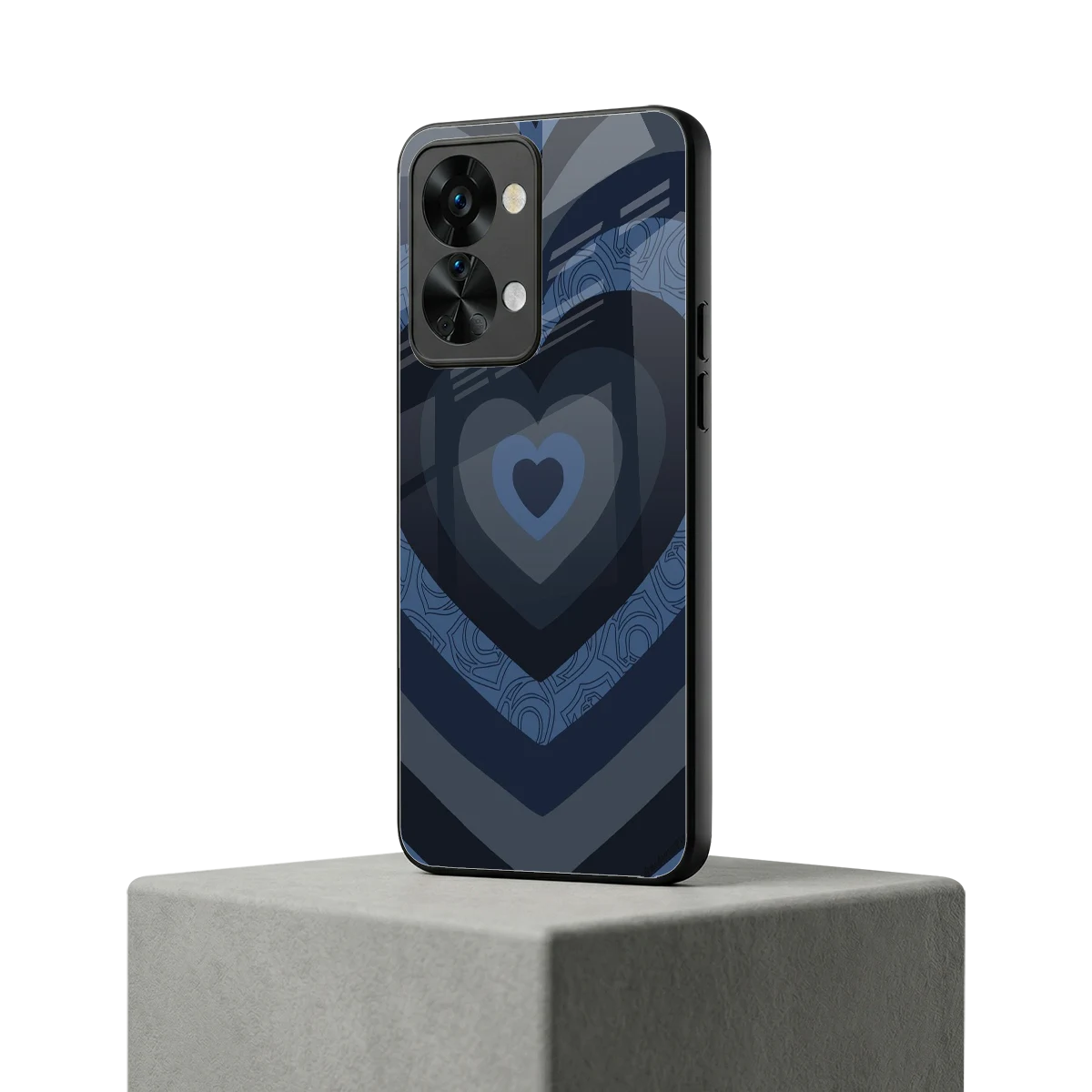 Y2K Frosted Berry Hearts oneplus nord 2t mobile cover | shockproof glass phone case