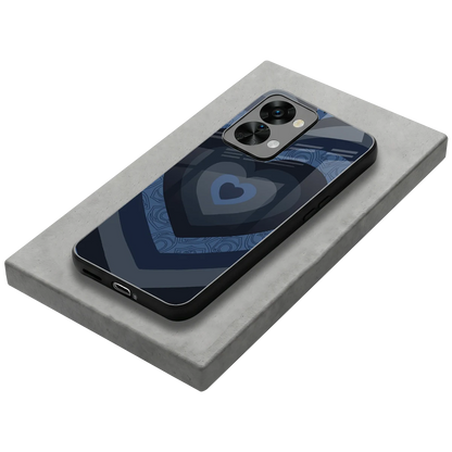 Y2K Frosted Berry Hearts stylish phone case for oneplus nord 2t | glossy glass and slim fit
