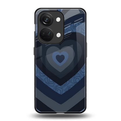 Y2K Frosted Berry Hearts back phone cover | glass case for oneplus nord 3