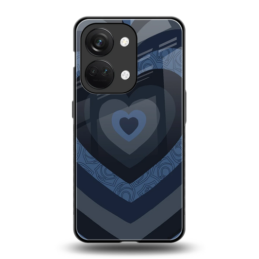 Y2K Frosted Berry Hearts back phone cover | glass case for oneplus nord 3
