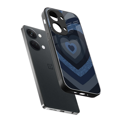 Y2K Frosted Berry Hearts sleek oneplus nord 3 cover with tempered glass back and TPU edges