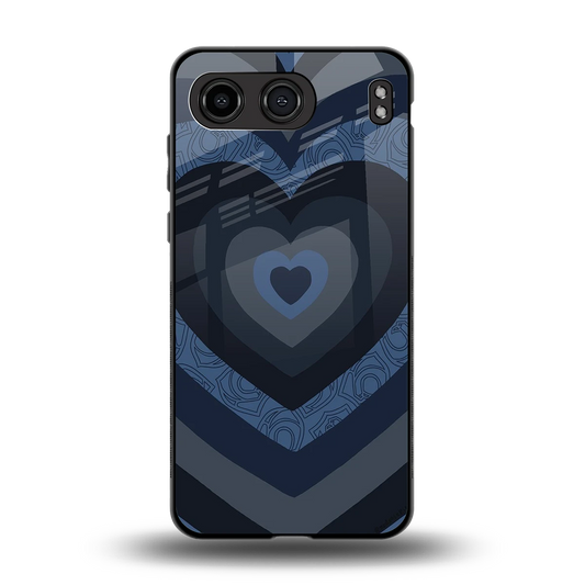 Y2K Frosted Berry Hearts back phone cover | glass case for oneplus nord 4