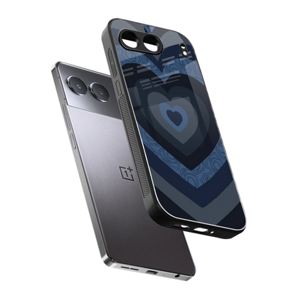 Y2K Frosted Berry Hearts sleek oneplus nord 4 cover with tempered glass back and TPU edges