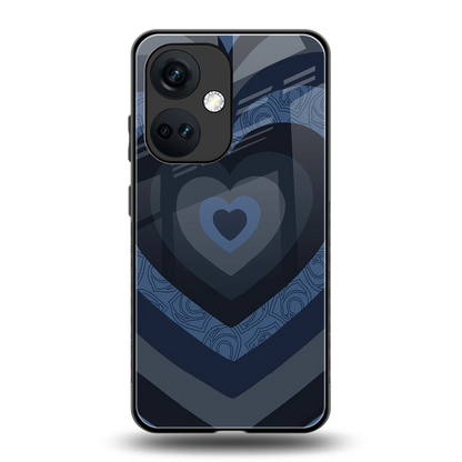 Y2K Frosted Berry Hearts back phone cover | glass case for oneplus nord ce 3