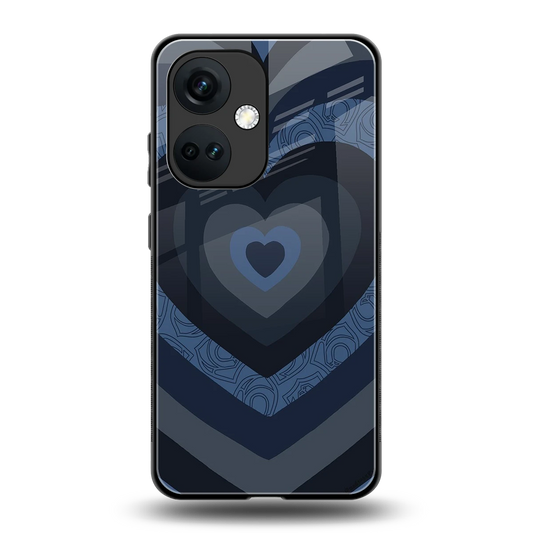 Y2K Frosted Berry Hearts back phone cover | glass case for oneplus nord ce 3