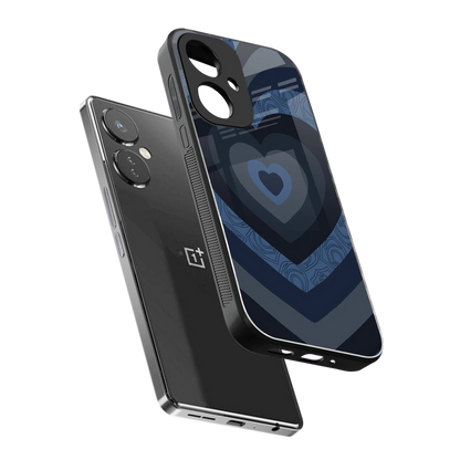 Y2K Frosted Berry Hearts sleek oneplus nord ce 3 cover with tempered glass back and TPU edges