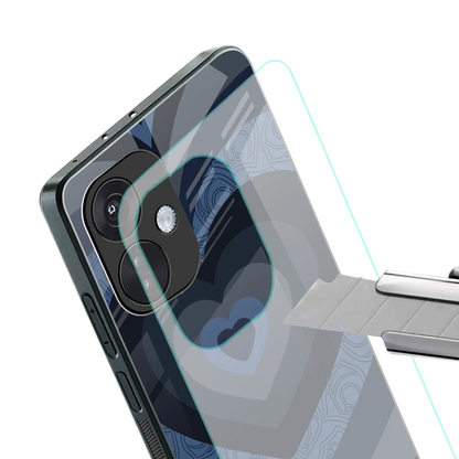 Y2K Frosted Berry Hearts stylish phone case for oneplus nord ce 3 | glossy glass and slim fit
