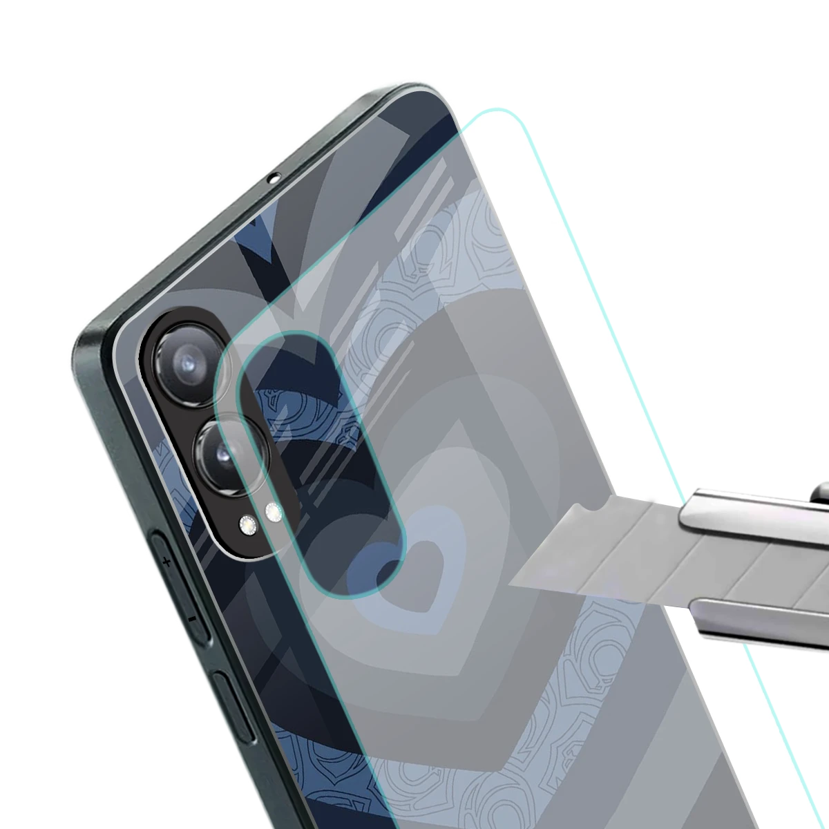 Y2K Frosted Berry Hearts stylish phone case for oneplus nord ce 4 lite | glossy glass and slim fit