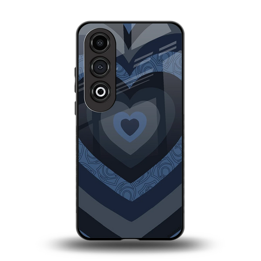 Y2K Frosted Berry Hearts back phone cover | glass case for oneplus nord ce 4