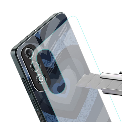 Y2K Frosted Berry Hearts stylish phone case for oneplus nord ce 4 | glossy glass and slim fit