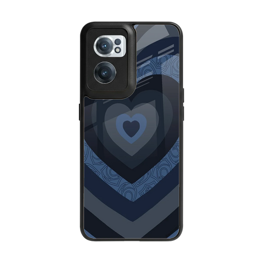 Y2K Frosted Berry Hearts back phone cover | glass case for oneplus nord ce 2