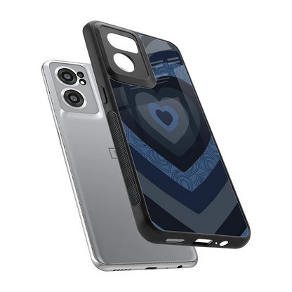 Y2K Frosted Berry Hearts sleek oneplus nord ce 2 cover with tempered glass back and TPU edges