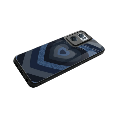 Y2K Frosted Berry Hearts stylish phone case for oneplus nord ce 2 | glossy glass and slim fit