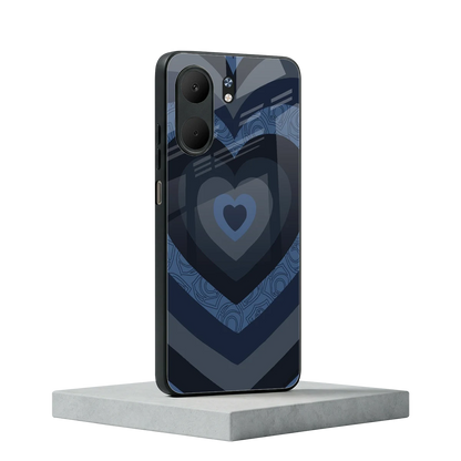 Y2K Frosted Berry Hearts oppo a5x 5g mobile cover | shockproof glass phone case