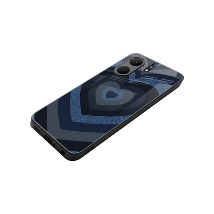 Y2K Frosted Berry Hearts stylish phone case for oppo a5x 5g | glossy glass and slim fit