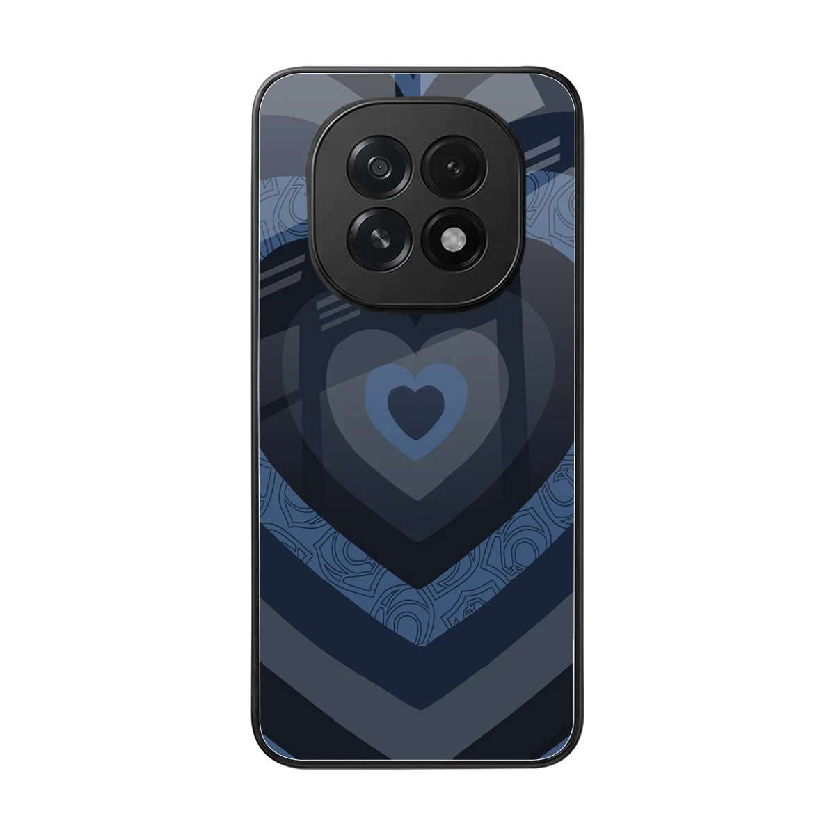 Y2K Frosted Berry Hearts back phone cover | glass case for oppo f29 5g