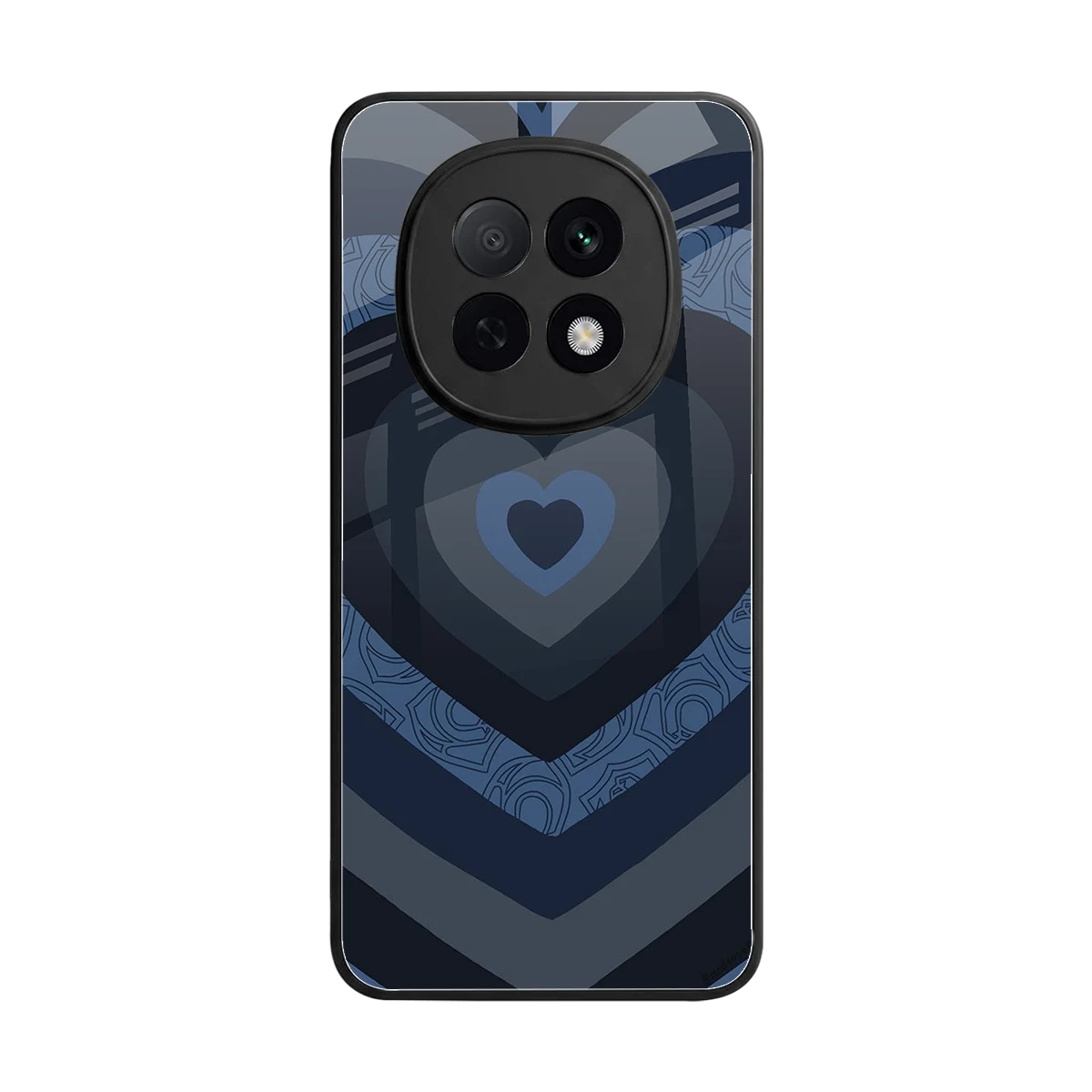 Y2K Frosted Berry Hearts back phone cover | glass case for oppo f29 pro 5g