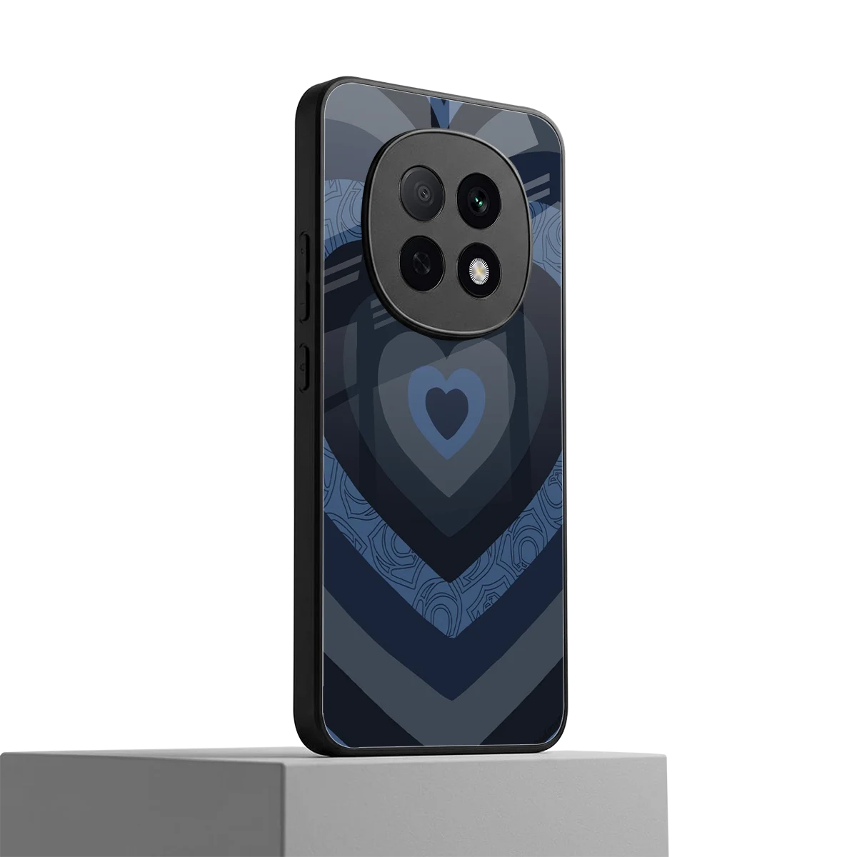 Y2K Frosted Berry Hearts oppo f29 pro 5g mobile cover | shockproof glass phone case