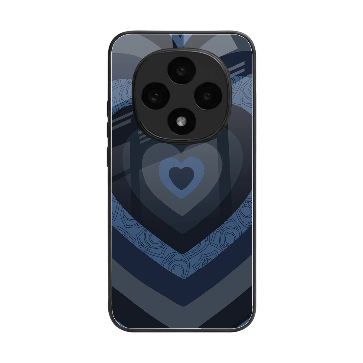 Y2K Frosted Berry Hearts back phone cover | glass case for oppo f31 pro 5g