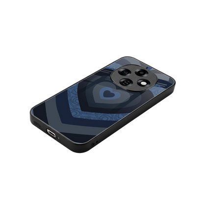 Y2K Frosted Berry Hearts stylish phone case for oppo f31 pro 5g | glossy glass and slim fit