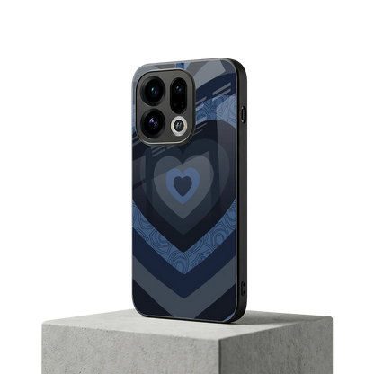 Y2K Frosted Berry Hearts oppo find x9 mobile cover | shockproof glass phone case