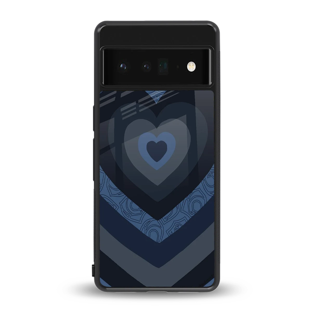 Y2K Frosted Berry Hearts back phone cover | glass case for google pixel 6 pro