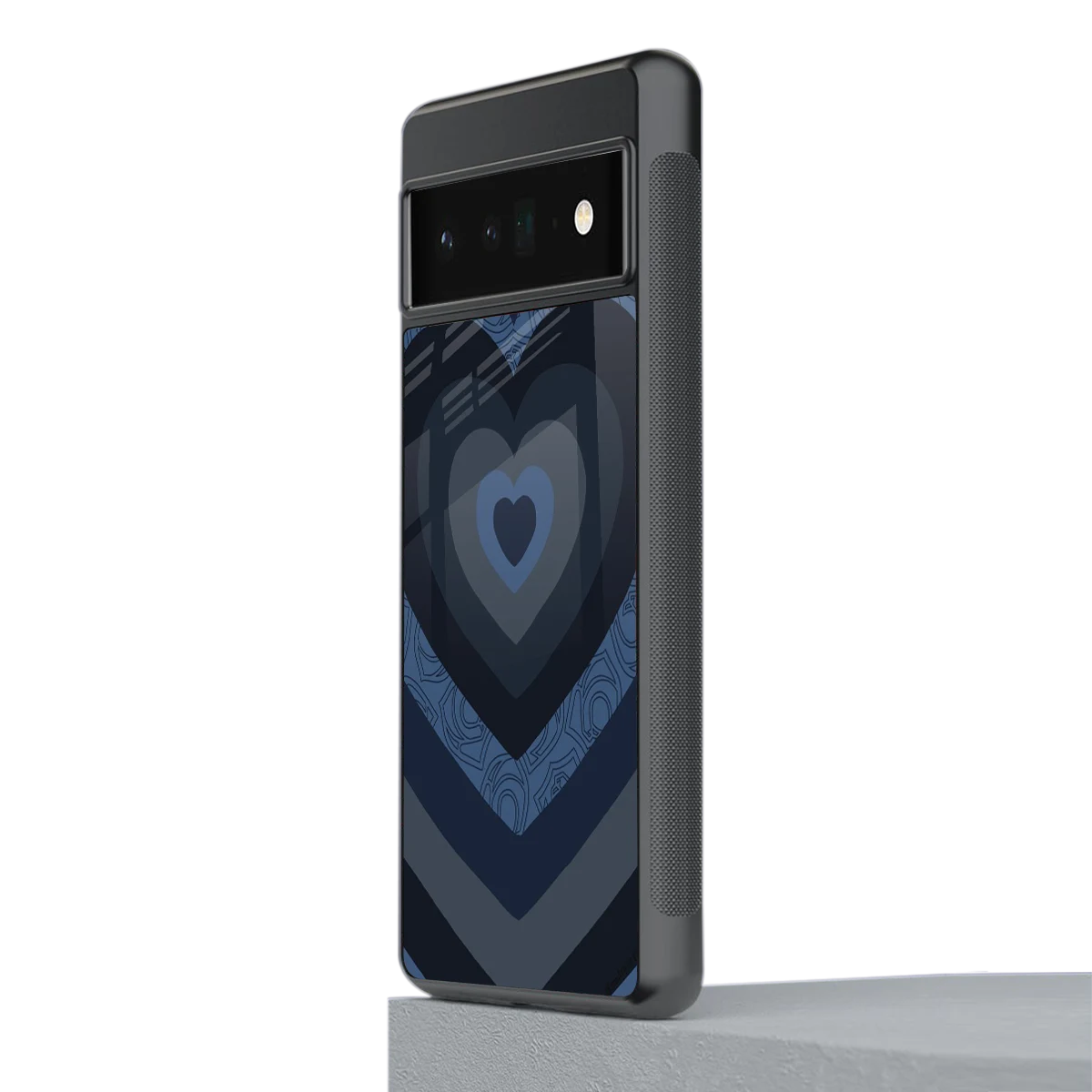 Y2K Frosted Berry Hearts stylish phone case for google pixel 6 pro | glossy glass and slim fit