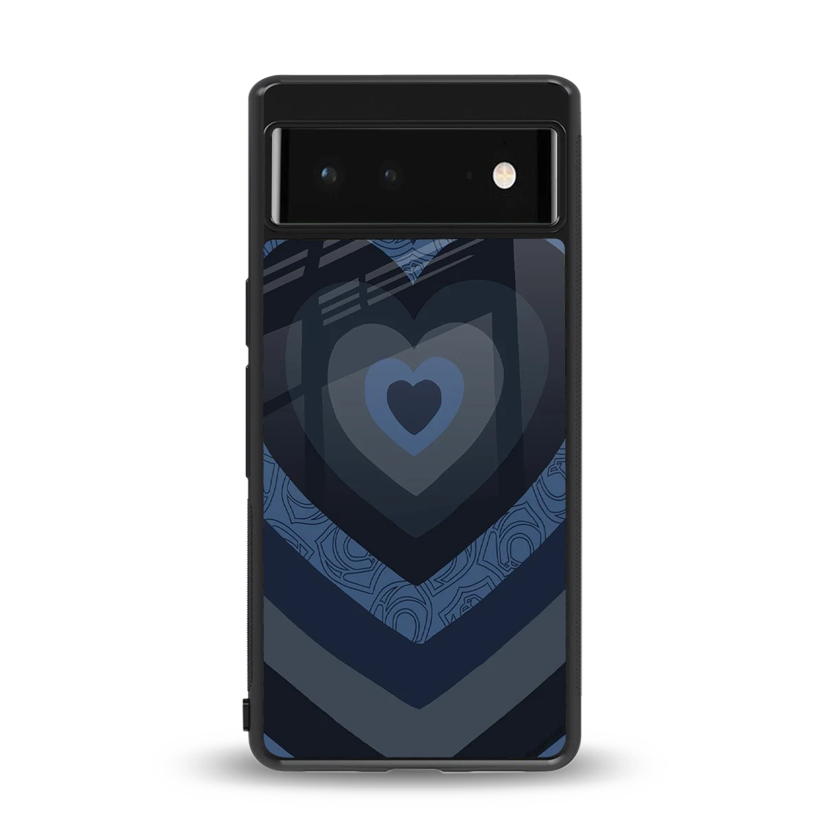 Y2K Frosted Berry Hearts back phone cover | glass case for google pixel 6