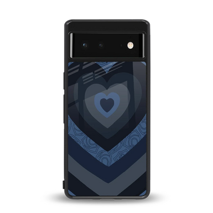 Y2K Frosted Berry Hearts back phone cover | glass case for google pixel 6a