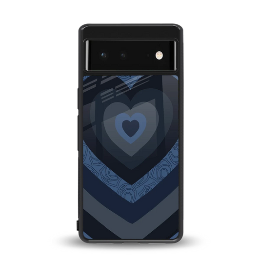 Y2K Frosted Berry Hearts back phone cover | glass case for google pixel 6a