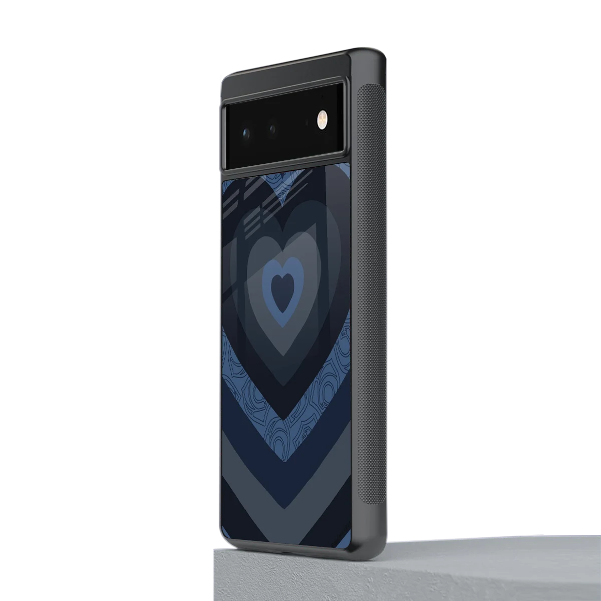 Y2K Frosted Berry Hearts stylish phone case for google pixel 6 | glossy glass and slim fit