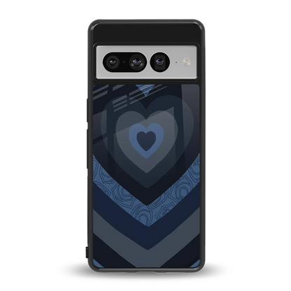 Y2K Frosted Berry Hearts back phone cover | glass case for google pixel 7 pro