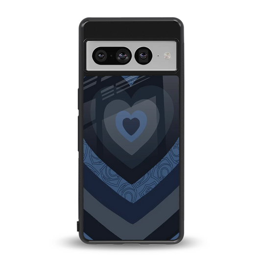 Y2K Frosted Berry Hearts back phone cover | glass case for google pixel 7 pro