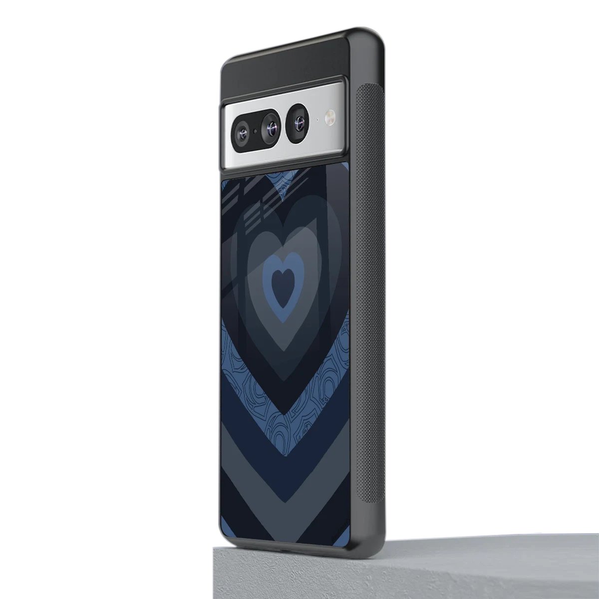 Y2K Frosted Berry Hearts stylish phone case for google pixel 7 pro | glossy glass and slim fit