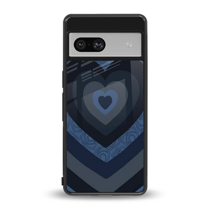 Y2K Frosted Berry Hearts back phone cover | glass case for google pixel 7a