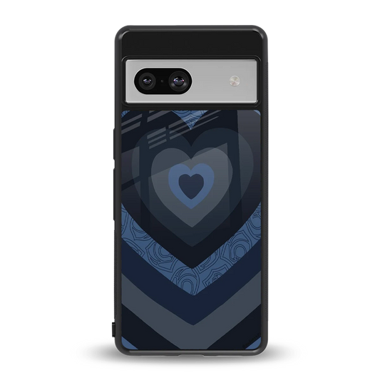 Y2K Frosted Berry Hearts back phone cover | glass case for google pixel 7a