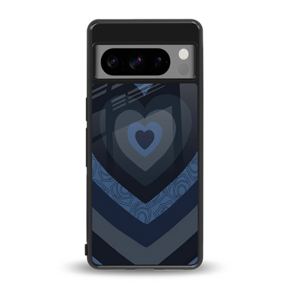 Y2K Frosted Berry Hearts back phone cover | glass case for google pixel 8 pro