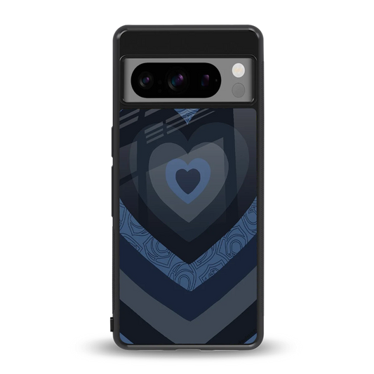 Y2K Frosted Berry Hearts back phone cover | glass case for google pixel 8 pro