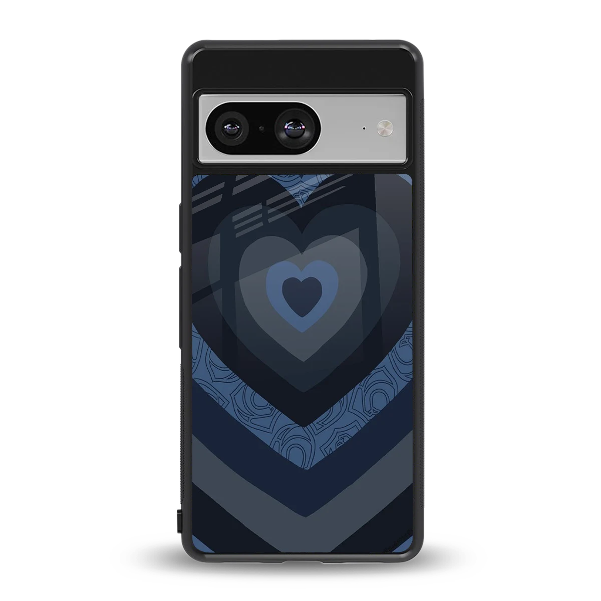 Y2K Frosted Berry Hearts back phone cover | glass case for google pixel 8