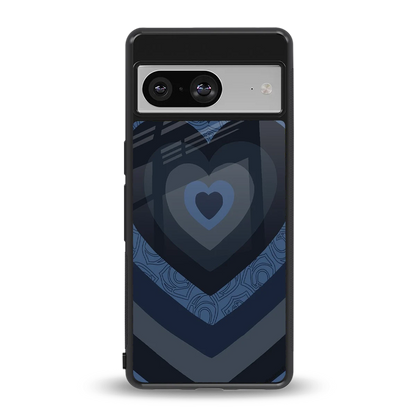 Y2K Frosted Berry Hearts back phone cover | glass case for google pixel 8