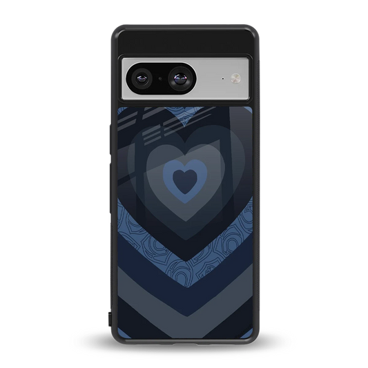 Y2K Frosted Berry Hearts back phone cover | glass case for google pixel 8
