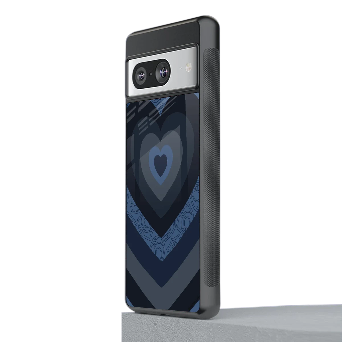 Y2K Frosted Berry Hearts stylish phone case for google pixel 8 | glossy glass and slim fit