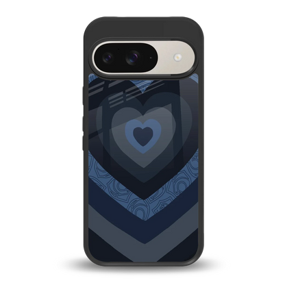 Y2K Frosted Berry Hearts back phone cover | glass case for google pixel 9