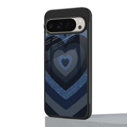 Y2K Frosted Berry Hearts google pixel 9 pro xl mobile cover | shockproof glass phone case