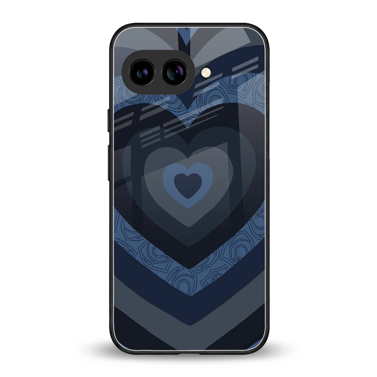 Y2K Frosted Berry Hearts back phone cover | glass case for google pixel 10a