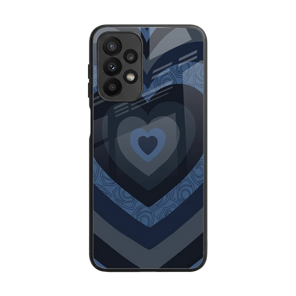 Y2K Frosted Berry Hearts back phone cover | glass case for samsung galaxy a23