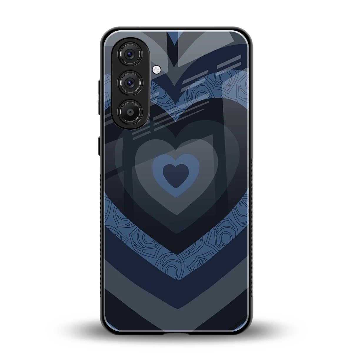 Y2K Frosted Berry Hearts back phone cover | glass case for samsung galaxy a14 5g