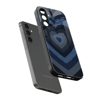 Y2K Frosted Berry Hearts sleek samsung galaxy a14 5g cover with tempered glass back and TPU edges