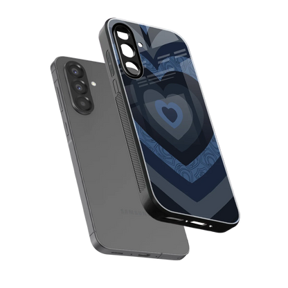 Y2K Frosted Berry Hearts sleek samsung galaxy a17 5g cover with tempered glass back and TPU edges