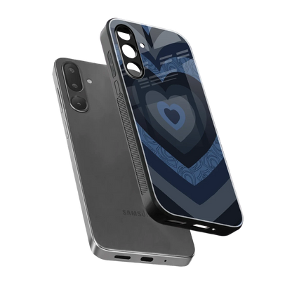Y2K Frosted Berry Hearts sleek samsung galaxy m56 5g cover with tempered glass back and TPU edges